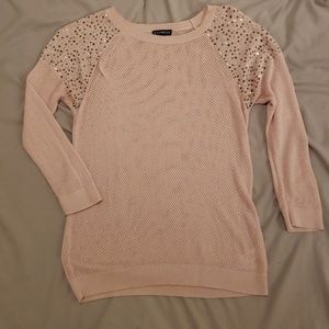 SALE Express studded shoulder sweater